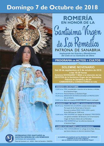Romeraía en honor a la Santísima Virgen de los Remedios 2018 Otero de Sanabria